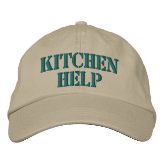 Funny Embroidered Kitchen Help Cap embroideredhat
