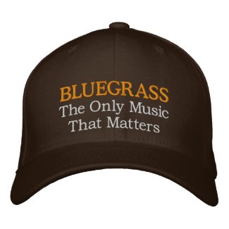 Funny Embroidery Bluegrass Hat Embroidered Hats