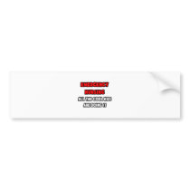 Funny Emergency Nurse Shirts and Gifts Bumper Sticker