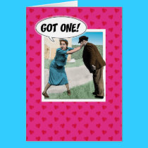 Funny engagement congratulations card cards