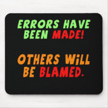 Funny Errors Made T-shirts Gifts mousepads
