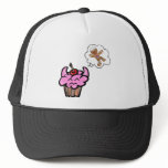 Funny Evil Cookie Killer Cupcake Mesh Hat