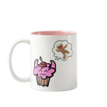 Funny Evil Cookie Killer Cupcake mugs