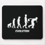 funny evolution bowling mouse pad