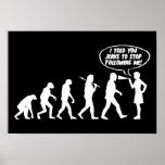 Funny Evolution Chart  Woman Pepper Spray posters