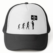 Funny Evolution of Man Hat