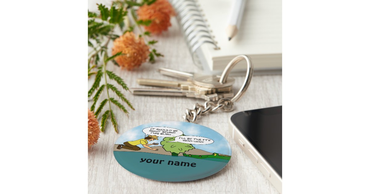 Funny Extreme Cache Geocaching Swag Custom Name Keychain Zazzle