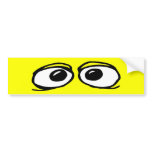 Funny Eyeballs Bumper Sticker bumper stickers