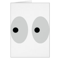 funny eyes card