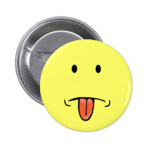Funny face button