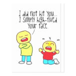 Funny Face High Five Postcards