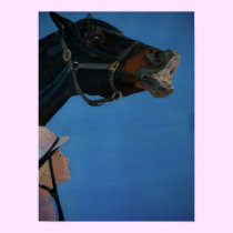 Funny Face Horse Art Print posters
