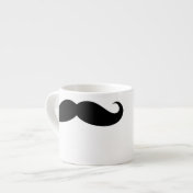 Funny Face Moustache Mug Espresso Mugs