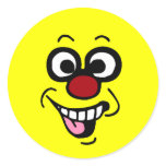 Funny Face: My job is a joke life played on me stickers