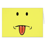 Funny face notecards