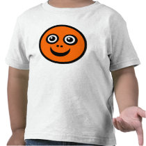 Funny Face Orange T Shirts