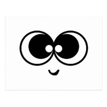 Funny Face Postcard