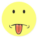 Funny face stickers