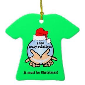 Funny family Christmas ornament