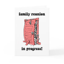 Funny family reunion cards