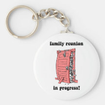 Funny family reunion key chains