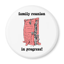 Funny family reunion magnets