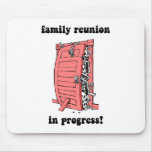 Funny family reunion mouse pad
