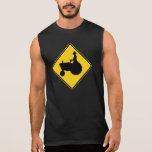 Funny Farm Tractor Road Sign Warning t-shirts