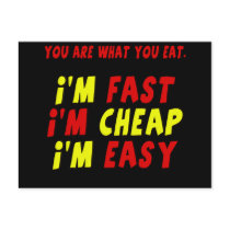 Funny Fast Cheap Easy T-shirts Gifts postcards by sagart1952 Funny Fast Cheap Easy T-shirts Gifts postcards
