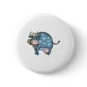 funny fat blue cow buttons by doonidesignsanimals funny fat blue cow buttons