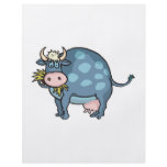 funny fat blue cow flyers