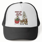 Funny Fat Guy Christmas Baseball Cap/Hat
