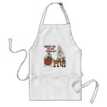 Funny Fat Guy Christmas Kitchen/Barbecue Apron