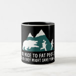 Funny fat joke coffee mugs
