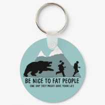 Funny fat joke keychains