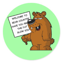 Funny fat joke stickers