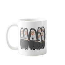 Funny "Fat Nuns" Gifts for any occasion Coffee Mugs