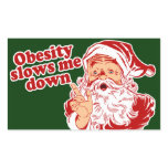Funny Fat Santa stickers