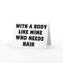Funny Father's Day Bald Man Cards