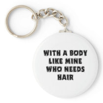 Funny Father's Day Bald Man Key Chains