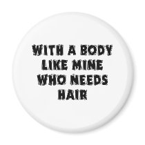 Funny Father's Day Bald Man Magnet