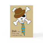 Funny Father's Day Card Skull and Crossbones