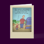 Funny Fathers Day Cards: Dad Rating Cartoon