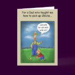 Funny Fathers Day Cards: Picking up Chicks