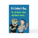 Funny Father's Day Cards: Relax