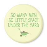 Funny female only refrigerator magnet
