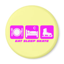 Funny figure skating magnets