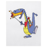 funny fire cooking hot dogs dragon cartoon flyers