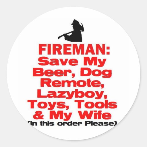 Funny Fire Safety Stickers Zazzle