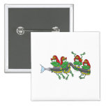 funny firefighter froggy frogs buttons